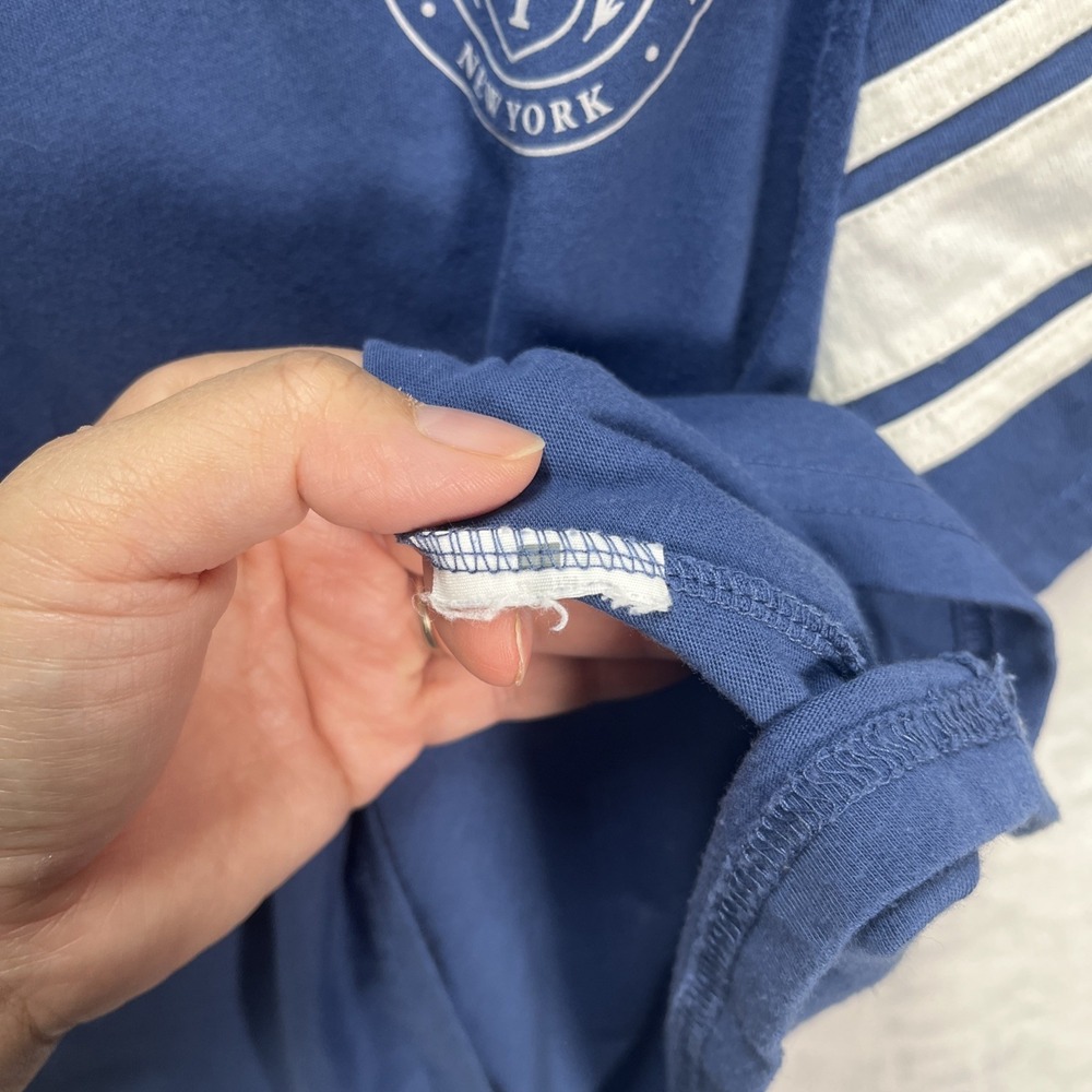 Abercrombie Kids Ringer Tee Boys‎ 13/14 Blue - Picture 3 of 6